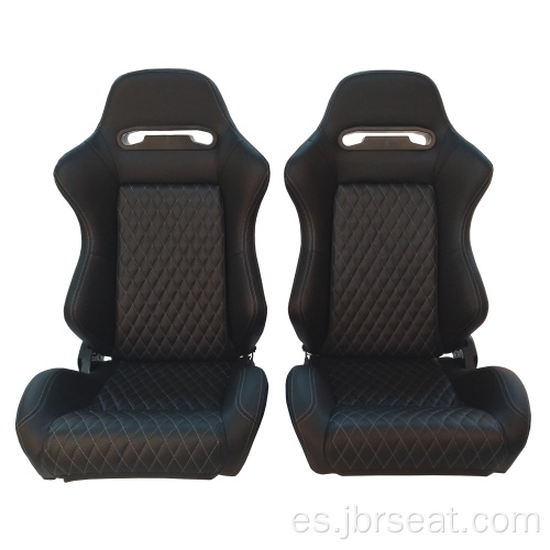 Asiento de carreras de cuero de PVC con espuma viscoelástica